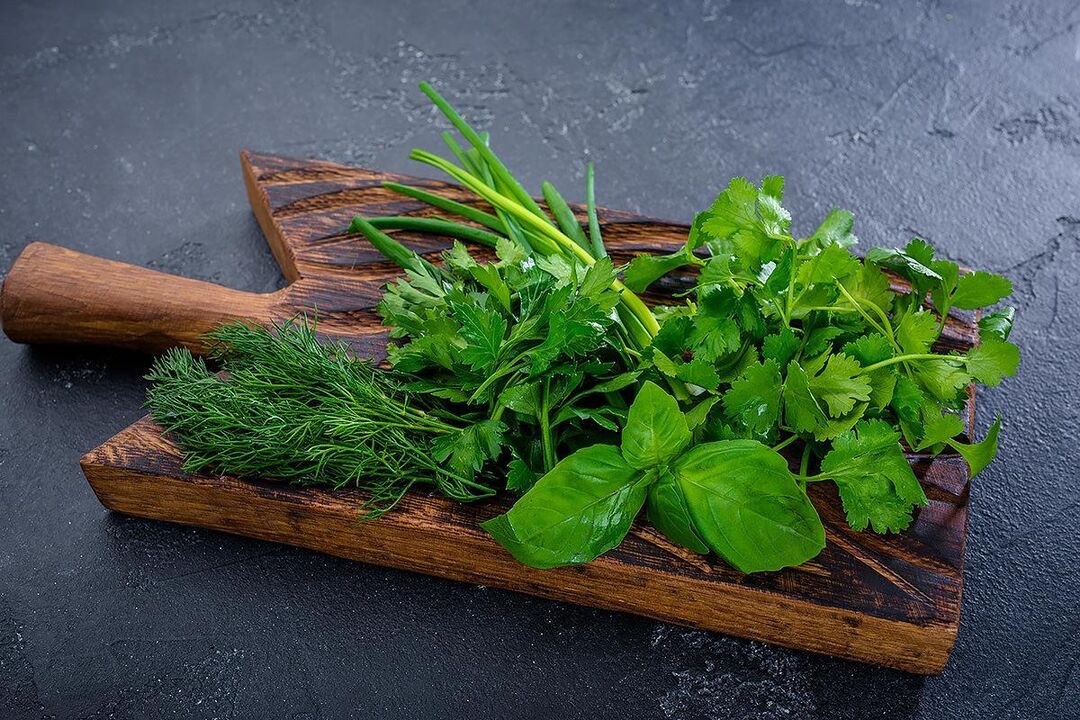 Greens to increase blood flow to the genitals during arousal