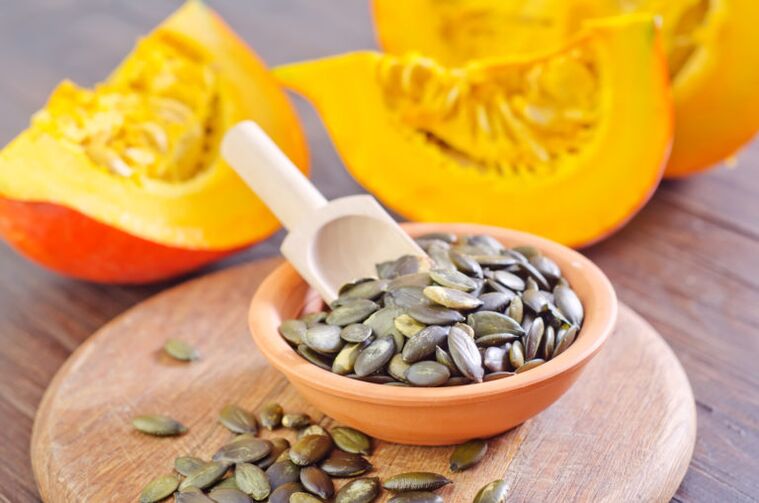 Pumpkin seed - a record holder of zinc and magnesium content, which increase potency