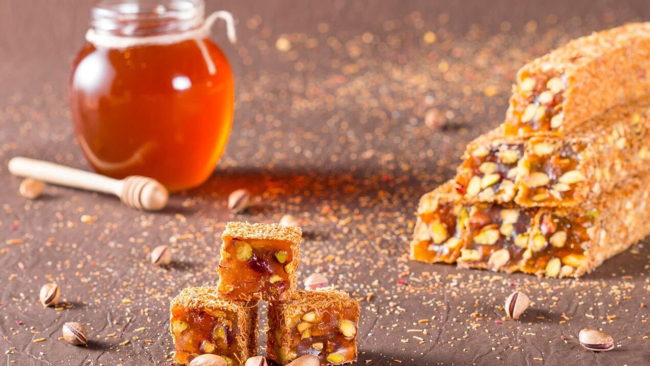 Sesame and honey for efficiency