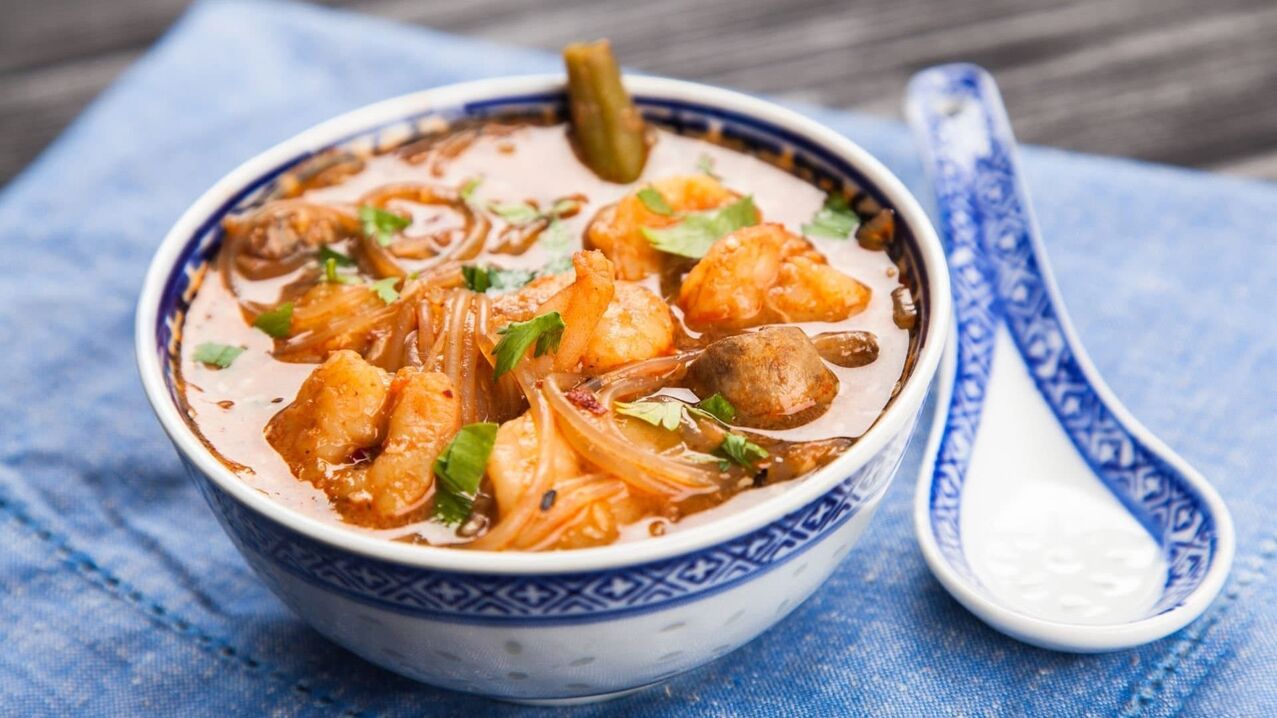 Shrimp soup for efficiency