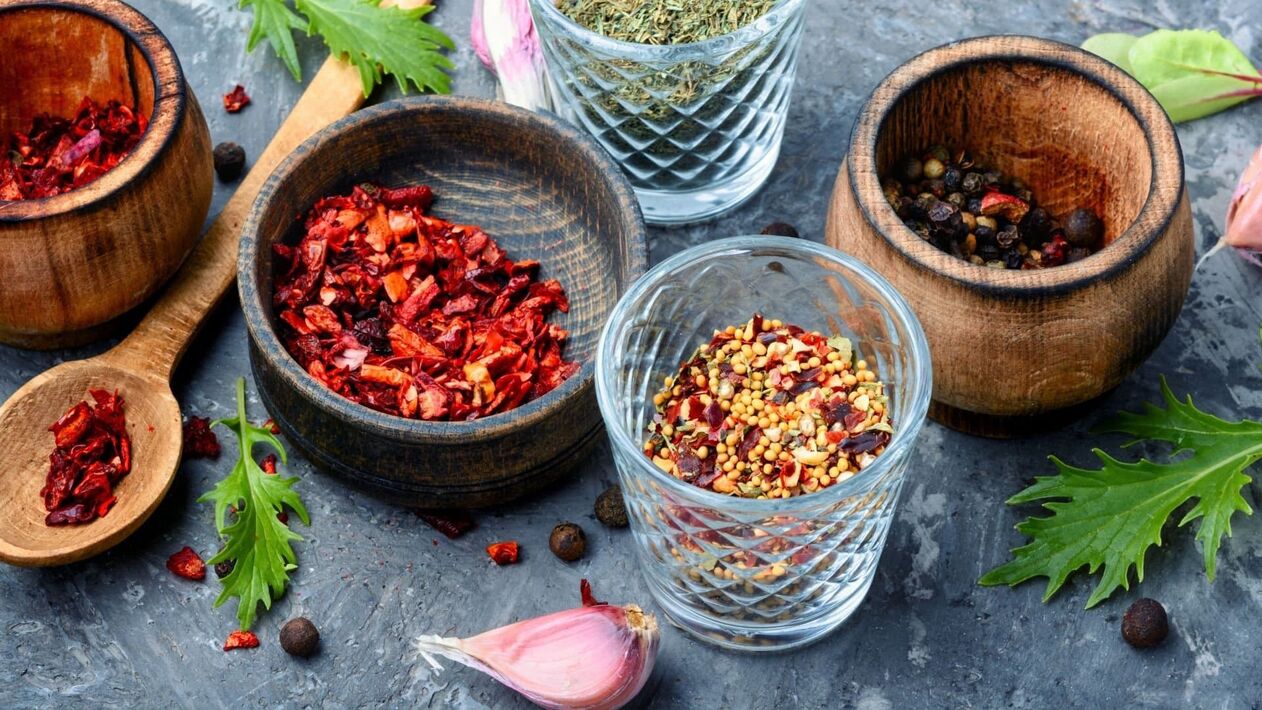 spices and herbs for efficiency